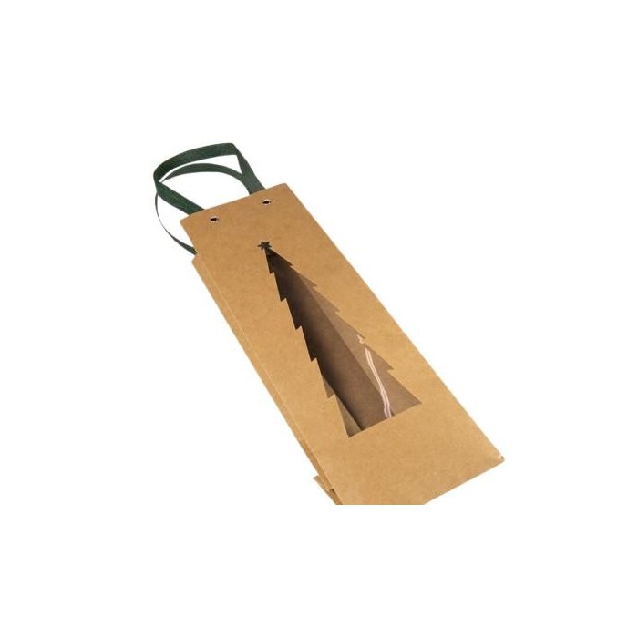 SHOPPER VINO CON ALBERO FINESTRA CM11.5X9X35H